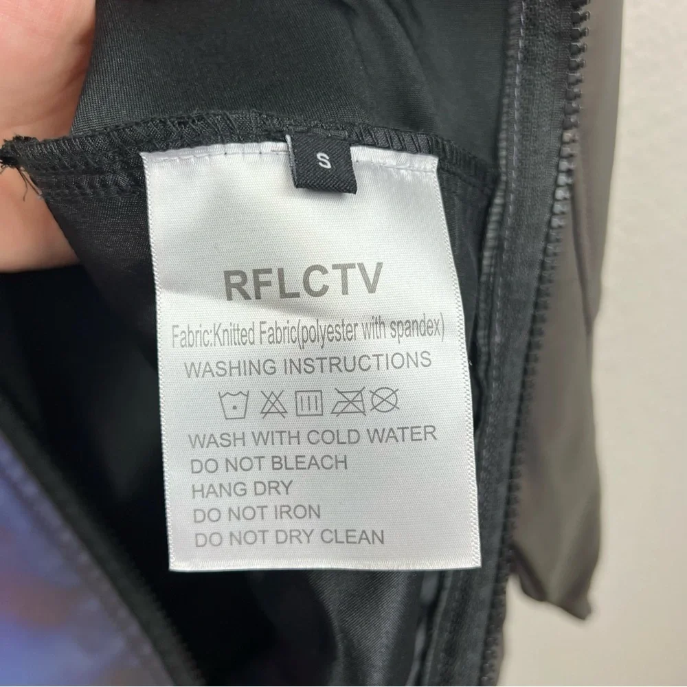 NWT RFLCTV Studios Capsule V1 Reflective Jacket in Rainbow Sz S - Picture 6 of 8